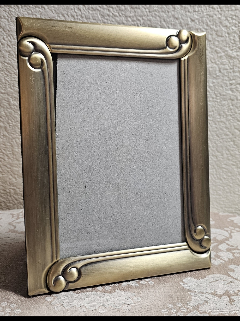 Vintage Brass Gold Tone Ornate Photo Frame - Elegant Home Accent